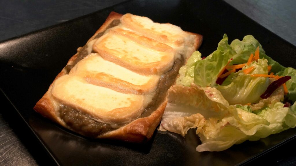 Assiette de tarte fine
